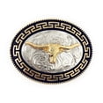 thumbnail image 1 of Texas West Western Cowboy/Cowgirl Texas Premium Oval Buckle Head In Multi Symbol, 1 of 1