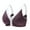 Purple, variant on Eleganta Bra, Ultra Soft Front Zip Wireless Lifting Bra, Comfortable Shaping Bras for Women