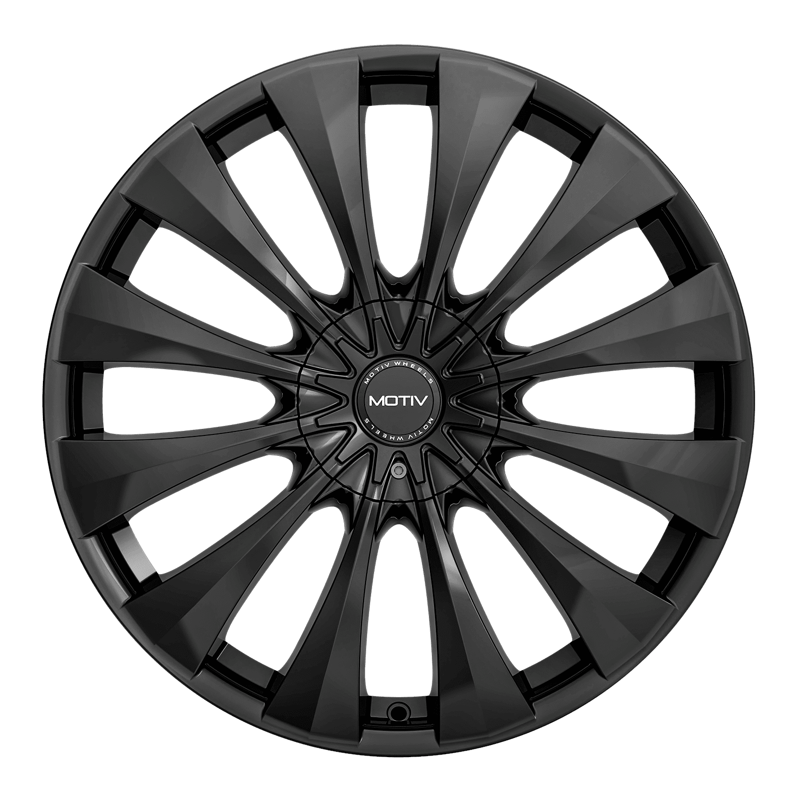 1 Motiv 17x7.5 5X108 / 5X4.50 +42 436B Gloss Black Wheel Rim