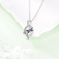 thumbnail image 6 of ASTRKIP Dog Paw/Dragonfly/Hummingbird/Butterfly Necklace 925 Sterling Silver Infinity Pendant Memorial Jewelry Gifts for Women Wife Mom Birthday Mothers Day, 6 of 6