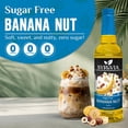 thumbnail image 2 of Syruvia Sugar Free Banana Nut Flavored Syrup for Drinks, Cocktails, Lemonades, Iced Teas and Desserts – 25.4 fl oz, 2 of 5