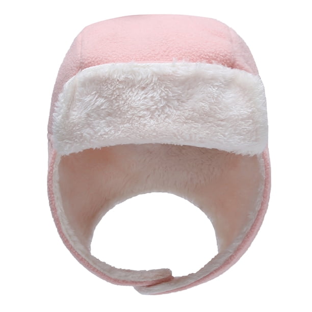 Sombrero para niños pequeños Sonducket AP009418-03B Manoplas cómodas de lana de Algodón rosa