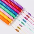 thumbnail image 1 of Aodebiao Double Tip Roller Pen Set for Journaling, Scrapbooking, and Note Taking with Decorative Patterns, Fine Point and Wave Markers for Creative Writing, Planning, and Art Projects, 1 of 9
