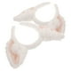 thumbnail image 4 of diademas con orejas de zorro peludas para niños y adultos, accesorios para fiestas de cosplay, diadema de Halloween, accesorios para el cabello para disfraz de animal, 4 of 8