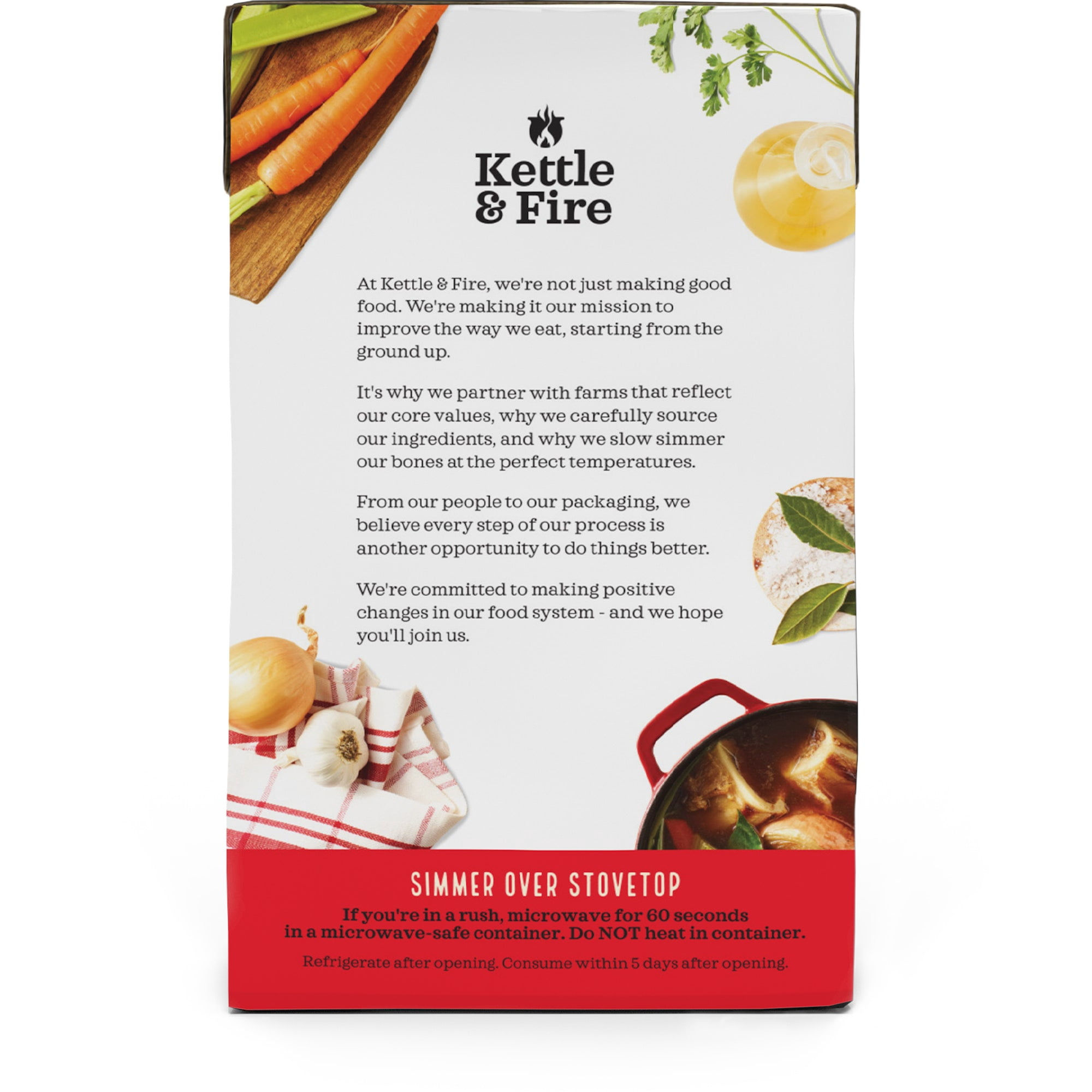Kettle & Fire Beef Bone Broth, Shelf-Stable, 16.9oz