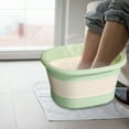 thumbnail image 3 of Binwennn Large Pantry Storage Containers Foot Bath Collapsible Feet Soaking Tub Feet Soaking Tub With Massage Acupoints Use Collapsible Bucket Foldable Foot Soak Tub For Home Hotel Travel Spa, 3 of 4