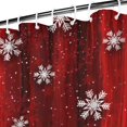 thumbnail image 3 of Shower Curtain for Bathroom Farmhouse Xmas Covered Snow Shower Curtains Durable Funny Bathroom Curtains Hooks Included,72x72Inch, 3 of 5