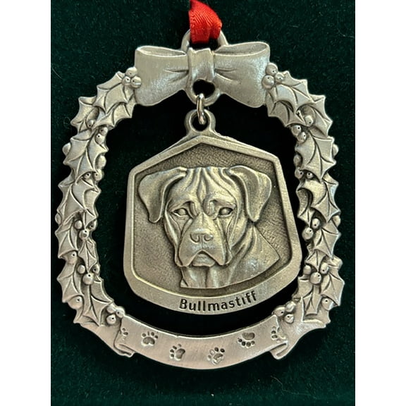 Bullmastiff Fine Pewter Dog Breed Ornament