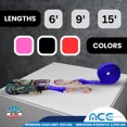 thumbnail image 2 of 4 Pack 1" x 6' USA Heavy Duty Utility 1" Ratchet Tie Down Strap w/ S Hook for Boat Motorcycle,Blue, 2 of 7