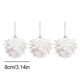 thumbnail image 2 of Bolas De Espuma De Pétalos De Brillo De Navidad Colgante Mini Decoración Colgante De Navidad Para Puertas De Árboles De Navidad Chimeneas Cortinas 3 Uds. seitruly HA044546-03, 2 of 6