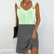 thumbnail image 2 of Vestido de Verano para Mujeres sin Mangas Estilo de Bolsillo con Cuello en V, Color Sólido Y Cómodo Vestido de Verano Casual, 2 of 5