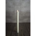 thumbnail image 2 of Boston Warehouse Mystique Flameless Candle, Ivory 6" Taper, Real Wax Candle With Realistic Flickering Wick, Battery Operated, 2 of 3