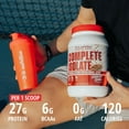 thumbnail image 5 of Complete Isolate Whey Protein Isolate + Milk Protein Isolate Powder - 27g Protein, Zero Fat and Low Carbs, Build Muscle, Improve Recovery, Whey Protein Powder, Frosted Cereal, 28 serv (2lb), 5 of 5