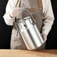 thumbnail image 2 of Stainless Steel Milk Can, 5l With Spigot Zy, 2 of 5