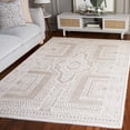 thumbnail image 2 of SAFAVIEH Ebony Heidi Geometric Area Rug, Beige/Ivory, 6' x 9', 2 of 11
