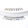 thumbnail image 7 of DESIGNICE 12 Pairs Flatback Stud Earrings for Women,Cartilage Earrings for Women,Stainless Steel Stud Hypoallergenic Earrings for Sensitive Ears Women,4mm, 7 of 7