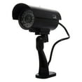 thumbnail image 2 of Limei 1 Pack Dummy Security Camera, Fake CCTV Surveillance System with Realistic Red Flashing Lights and Warning Sticker for Indoor Outdoor (Black), 2 of 6