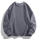 thumbnail image 1 of pstuiky camisas de manga larga para hombre, Sudadera deportiva informal con capucha para hombre, color liso, de manga larga top de hombre xxxxl, 1 of 4
