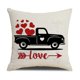 thumbnail image 5 of Decoración Del Día De San Valentín,Fundas De Almohada Decorativas Para El Día De San Valentín, Cuadros De Lino A Cuadros De Búfalo, 18x18 Pulgadas, Juego De 4 Rojo Hs, 5 of 5