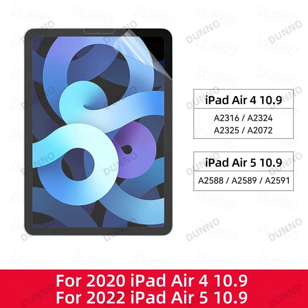 Película protectora de pantalla para iPad 7/8/9th 10,2 Air 4 5 10,9 10. ª generación Pro 11 Mini 4 5 6.