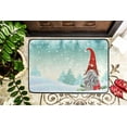 thumbnail image 5 of Christmas Decorative Doormat Home Decor Christmas Gnome Tomte Winter Snowflakes Welcome Indoor Outdoor Entrance Bathroom Floor Mats Non Slip Washable Winter Hoilday Pet Food Mat, 24x16 inch, 5 of 6