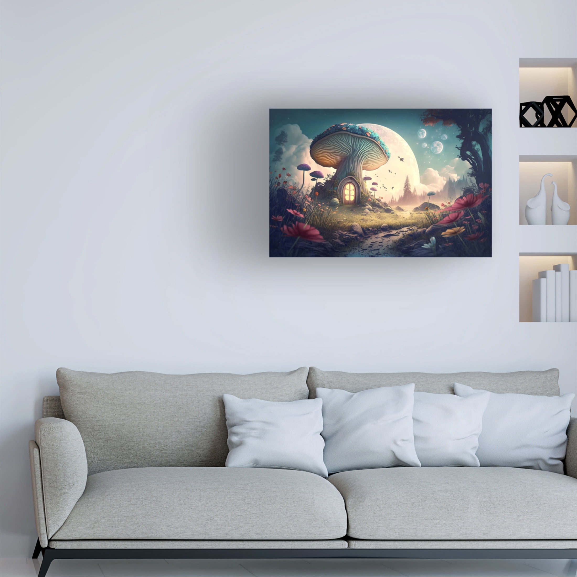 Canvas Wall Art - Ray Heere 'Fairytale Landscape 11' Wall Art for Living Room, Bedroom, or Office Décor by Trademark Fine Art - 24 x 16 Inches