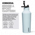 thumbnail image 2 of Botella de agua Corkcicle Sport Canteen con aislamiento de 950 ml, color azul claro, 2 of 7