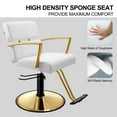 thumbnail image 6 of Baasha Gold Salon Chair BS68-71, 6 of 7