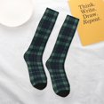 thumbnail image 6 of Women's Knee High Socks Scottish Tartan Plaid Outdoor Casual Tube Socks, 6 of 7
