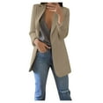 thumbnail image 1 of Cardigan Décontracté pour Femmes avec Poches et Revers, Manches Longues, 1 of 3