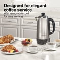 thumbnail image 3 of Hamilton Beach Stainless Steel 12-Cup Coffee Percolator, 3 of 7