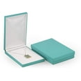 thumbnail image 1 of Classic Teal Blue Leatherette Display & Gift Box Necklace, 1 of 1