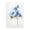 Blue Floral Bouquet_v6, variant on Stupell Industries Shabby Chic Rose Bouquet Black Floating Frame Canvas Art, 17 x 21, by Danhui Nai
