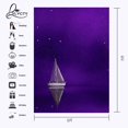 thumbnail image 3 of ABPHOTO Polyester 5x7ft Sailing Boat Backdrop Ultra Violet Sky Night View Photography Background Pantone 18-3838, 3 of 5