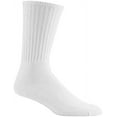 thumbnail image 2 of Womens Value Womens Bulk Lightweight Cotton Crew Socks, Homeless Donation Cheap, Wholesale Sock (12 Pairs White Crew), 2 of 7