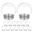 thumbnail image 4 of ColoMX 9 Uds Diy Globo De Nieve Globos De Nieve Decoración De Globo Bolas De Plástico Transparente Piezas De Repuesto De Globo De Nieve Bola De Globo De Nieve Diy Manualidades De Globo De Nieve 270ml, 4 of 8