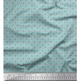 thumbnail image 1 of Soimoi Rayon Fabric Dot,Leaves & Rose Small Print Sewing Fabric Yard 56 Inch Wide, 1 of 3