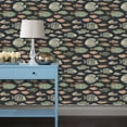 thumbnail image 3 of Tempaper Marine Fish Nightfall Coastal Peel and Stick Wallpaper, 20.5" x 16.5', 3 of 7