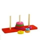 thumbnail image 1 of Puzzle de juguete HUOGUO, de madera, colorida torre de Hanoi, 8 anillos, 1 of 5