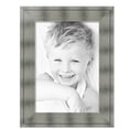 thumbnail image 2 of ArtToFrames 17" x 24" Platinum Ridge Brushed Slvr Picture Frame, 17x24 inch Silver Wood Poster Frame (WOM-5249),  Pack, 2 of 6