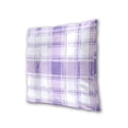 thumbnail image 3 of Purple-white Plaid Throw Pillow Covers Pillowcases 16 x 16 Inch Home Decor 2 Packs for Bedroom Sofa, 3 of 6