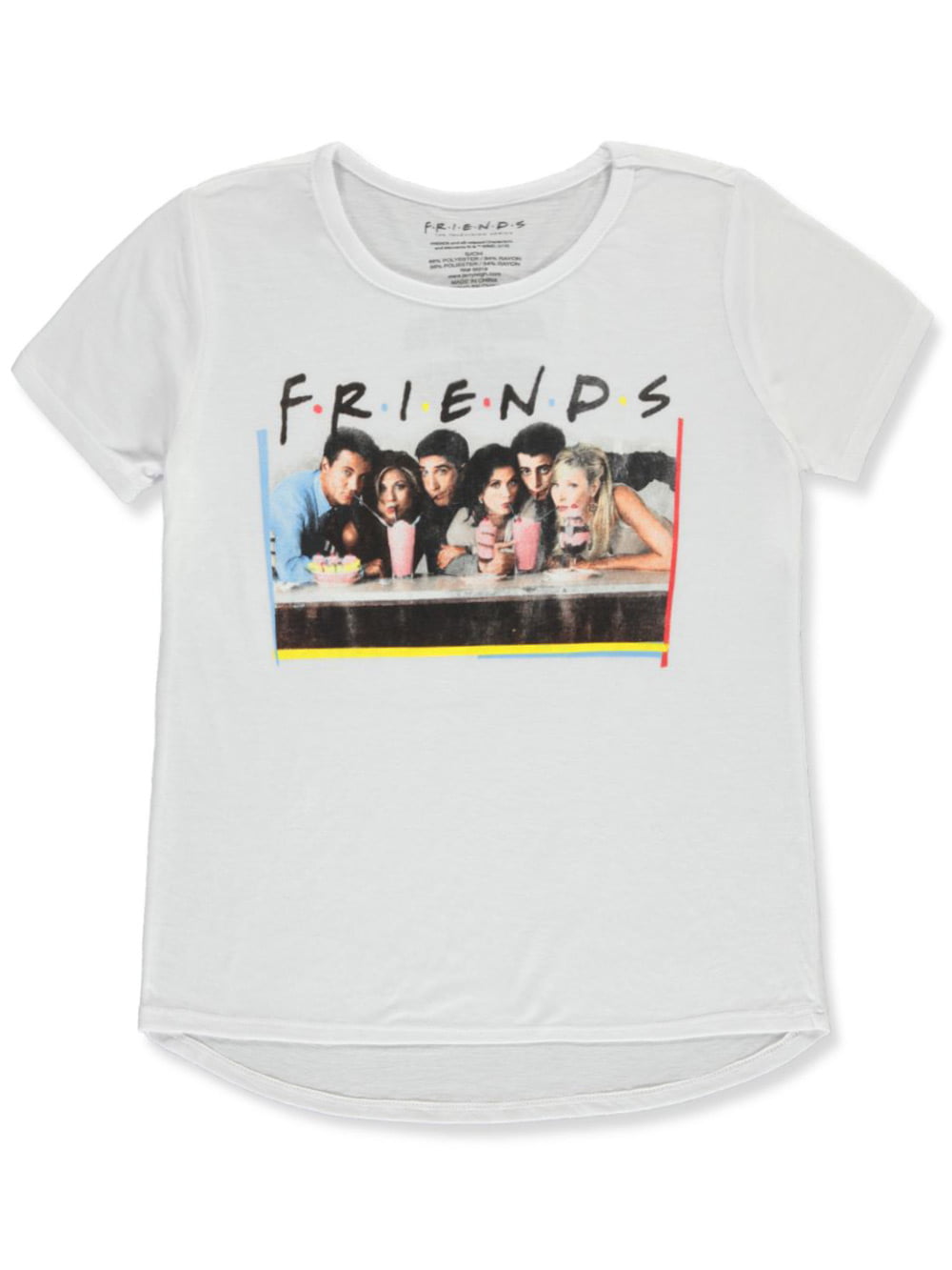 Friends Sitcom Funny TV Series NBC Cast In Black Adult Heather T-Shirt Tee Red