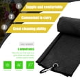 thumbnail image 4 of WORGEOUS Golfs Towel with Clip Microfiber Pattern Towel Quick Dry Water Sweat Absorption Towels for Men Bags Black, 4 of 9