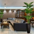 thumbnail image 2 of Vintage Home Artificial Faux Real Touch 81" Tall Palm Tree With Burlap Kit And Fiberstone Planter, 2 of 3