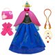 thumbnail image 1 of Disfraz de princesa Anna y Elsa para niña, disfraz de reina de la nieve, disfraz de fantasía para actuación, disfraz de hada para Halloween Fivean unisex, 1 of 2