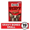 MilkBone GravyBones Dog Biscuits, Small Dog Treats, 19 oz.