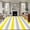 Yellow, variant on 2'x6' Rug Runners for Hallways Kitchen, Aqua Ombre Grey Striped Non Slip Entryway Beside Floor Carpet Runner, Farmhouse Stripe Modern Washable Laundry Room Bedroom Throw Rugs Mat for Family Pet