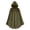 Green, variant on Women Renaissance Hooded Cape Faux Suede Medieval Cloak Hobbit Halloween Costume for Cosplay,Role-playing