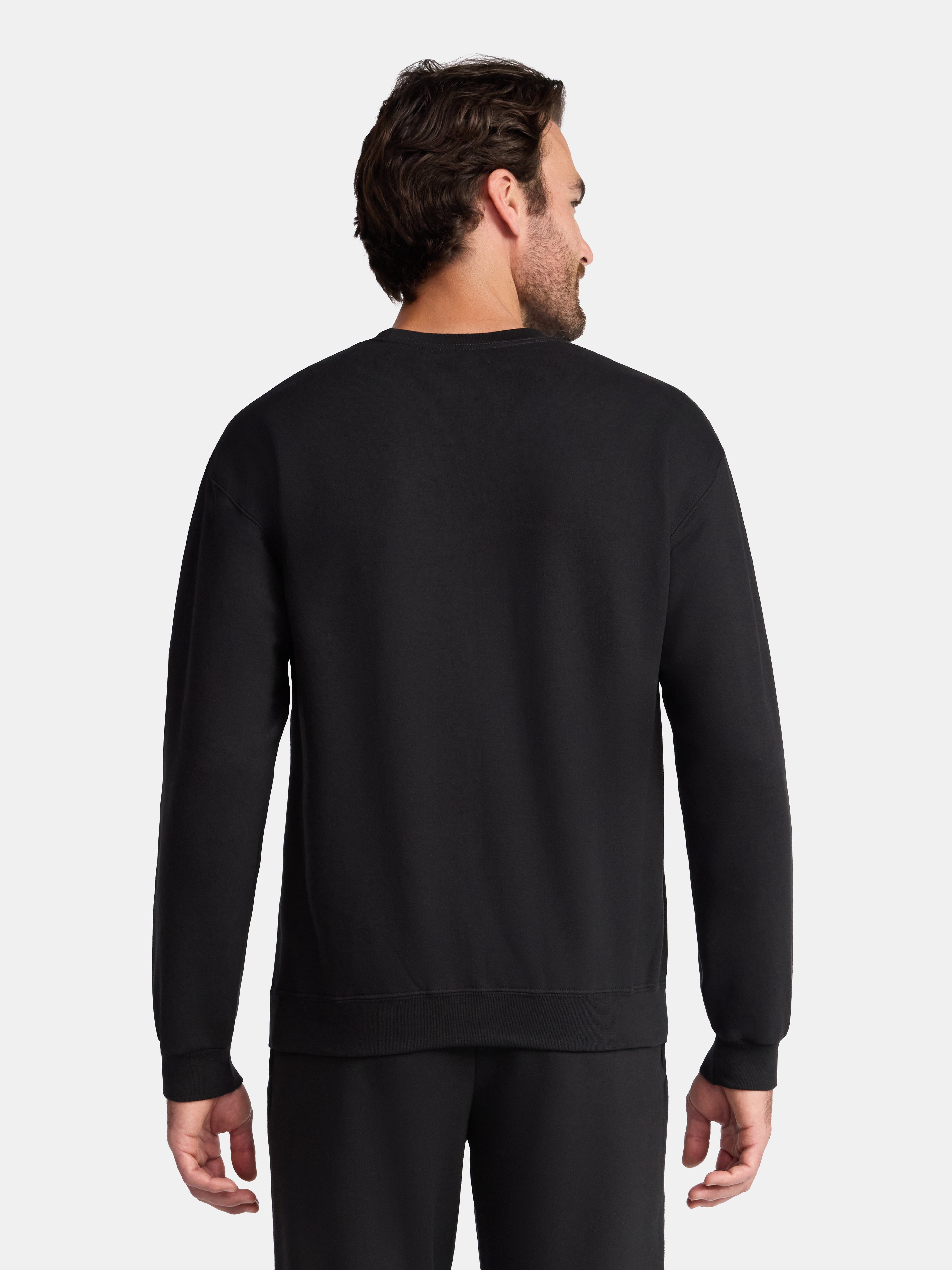 Athletic Works Fleece Crewneck Sweatshirt, Mens & Big & Tall Sizes XS-4XLT