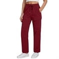 thumbnail image 2 of Cargo Pantalon pour Hommes, Pantalon de Travail Tactique avec Multiples Poches, Durable Ripstop, Ajustement Confortable Extensible pour Randonnée, Travail, Usage Quotidien Décontracté, Essentiels de Plein Air, Rouge m, 2 of 8